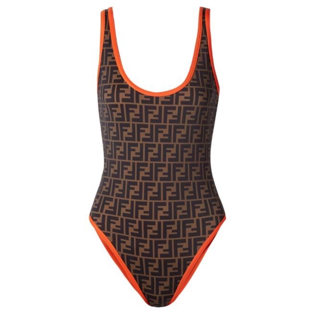 FENDI Logo One-Piece Swimsuit